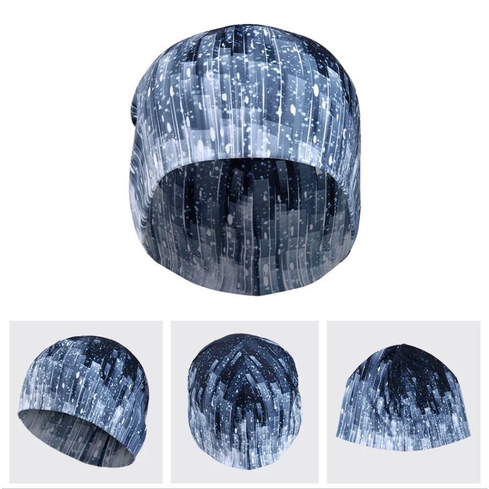 Windproof Skull Cap Helmet Liner Winter Thermal Cycling Beanie Hat For Men Women
